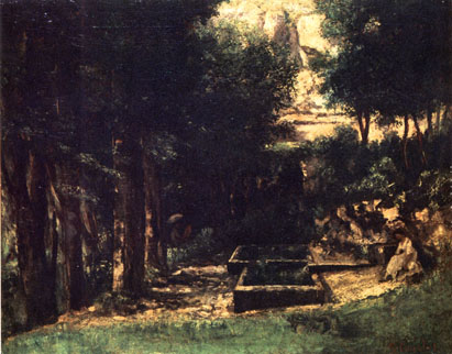 The Spring (Artist and Model),<br>Gustave Courbet